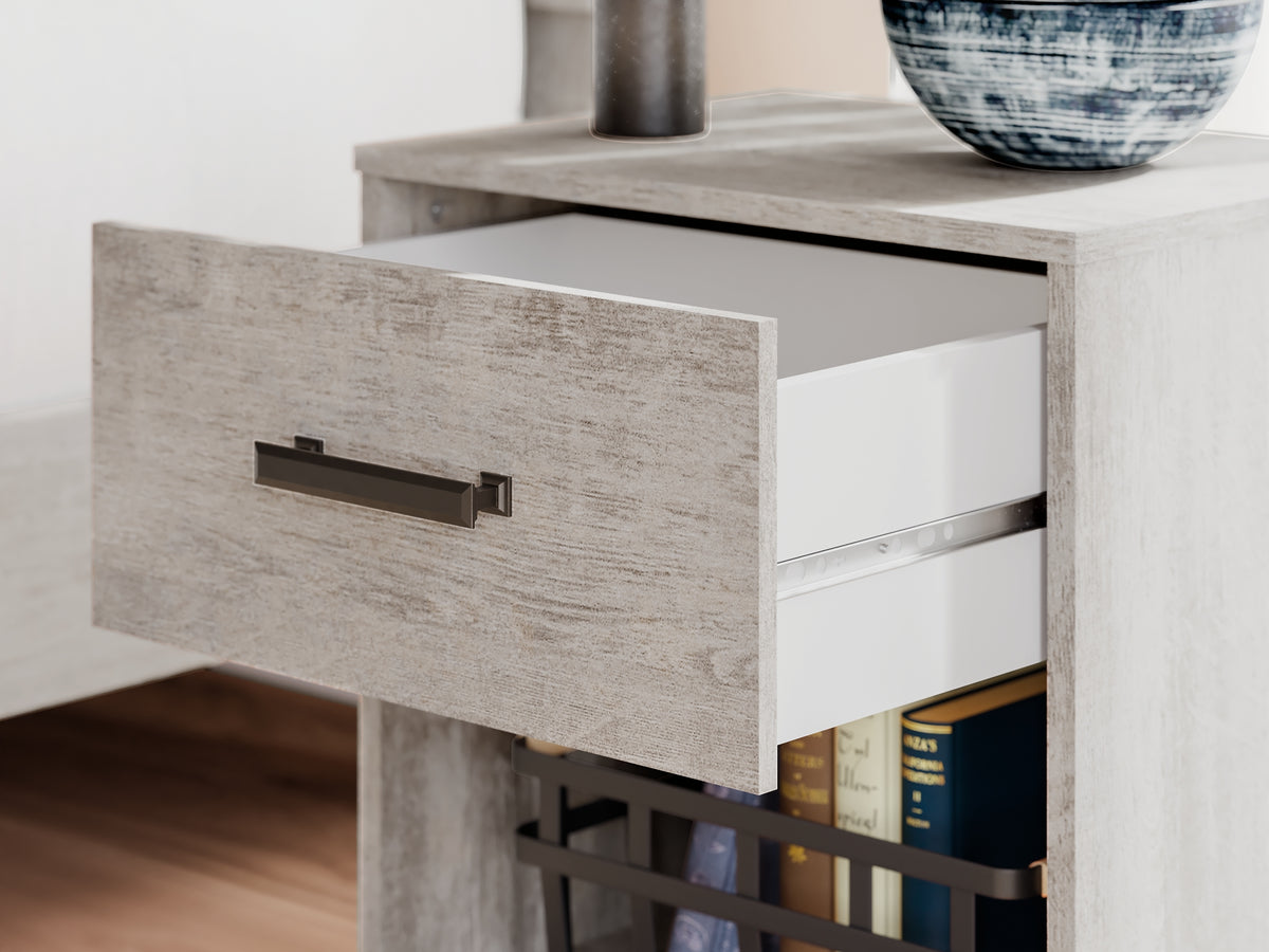 Shawburn Whitewash Nightstand from Ashley - Luna Furniture
