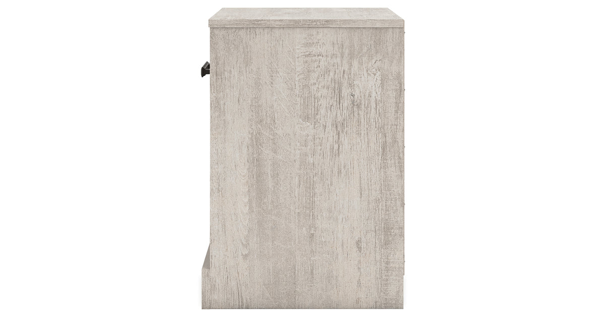 Shawburn Whitewash Nightstand from Ashley - Luna Furniture