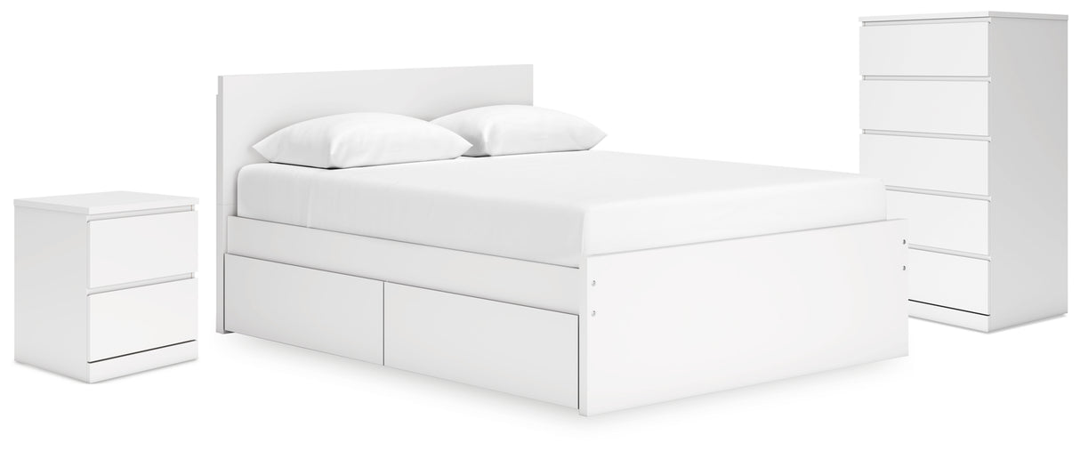 Onita Queen Storage Bed, Chest and Nightstand from Ashley - Luna Furniture