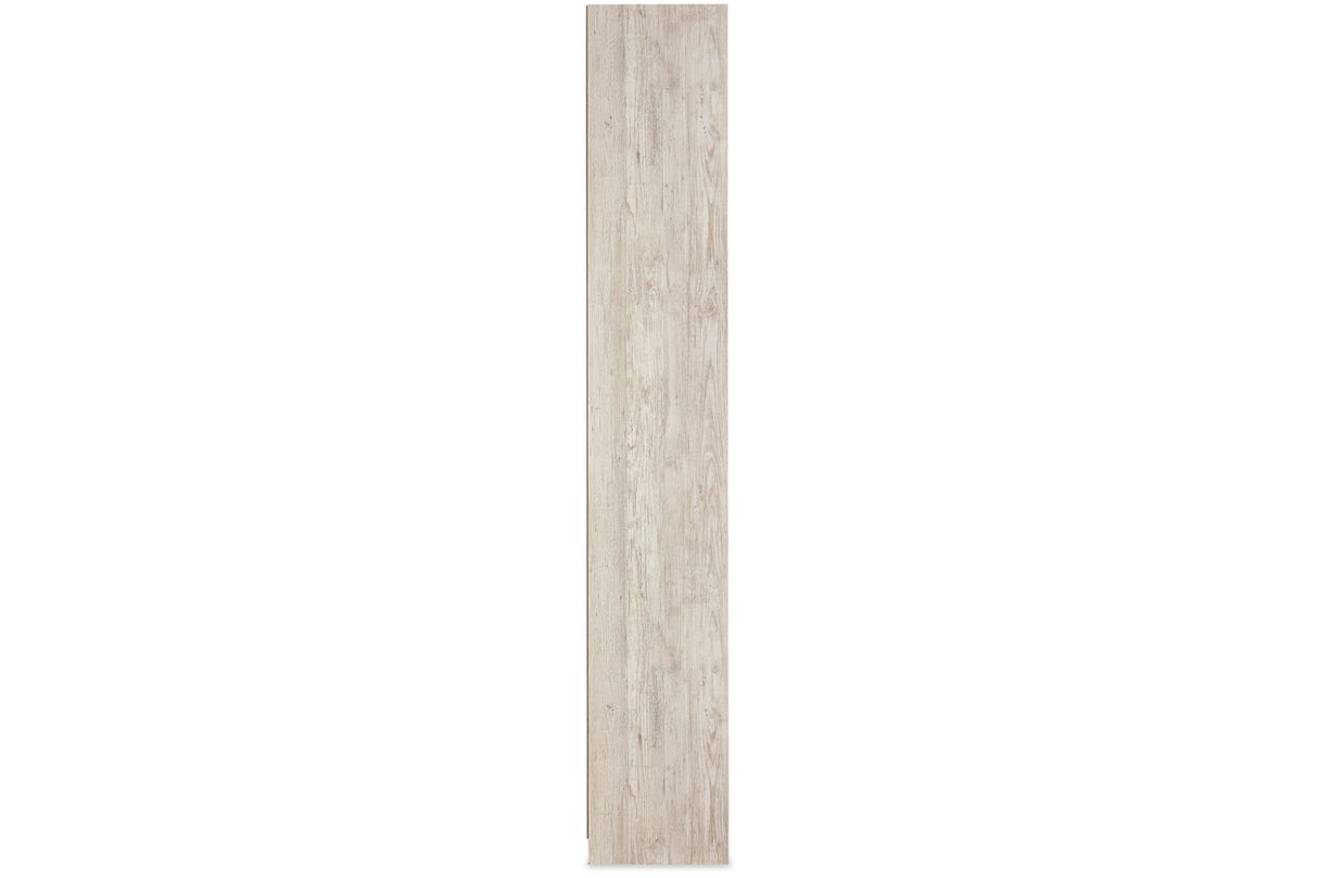 Willowton Whitewash 4-Piece Entertainment Center with Electric Fireplace from Ashley - Luna Furniture