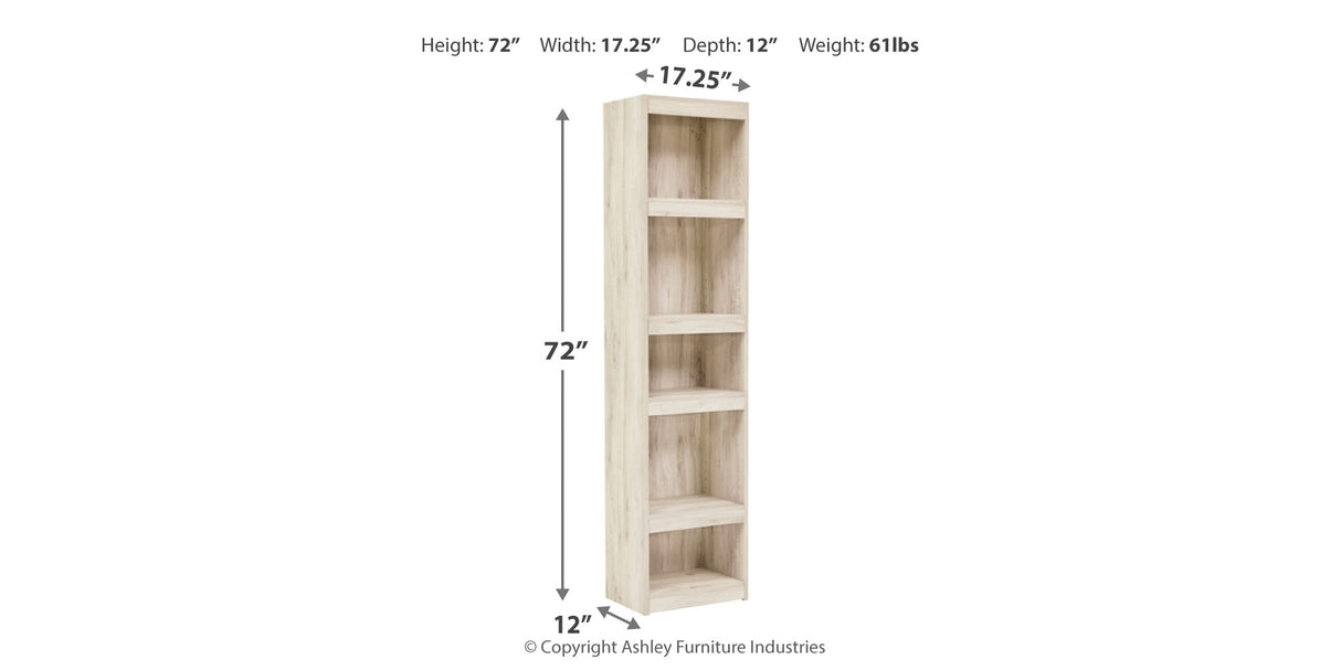 Bellaby Whitewash 4-Piece Entertainment Center from Ashley - Luna Furniture
