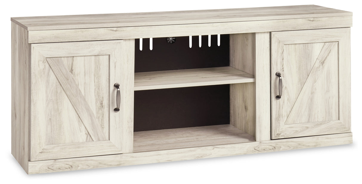 Bellaby Whitewash 4-Piece Entertainment Center from Ashley - Luna Furniture