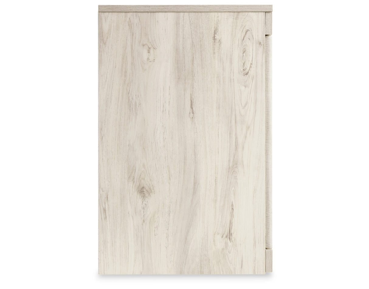 Bellaby Whitewash 4-Piece Entertainment Center from Ashley - Luna Furniture