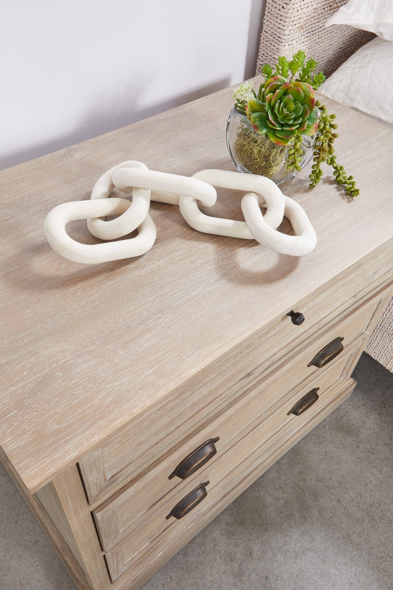 Eden 3-drawer Nightstand from Essentials For Living - Luna Furniture