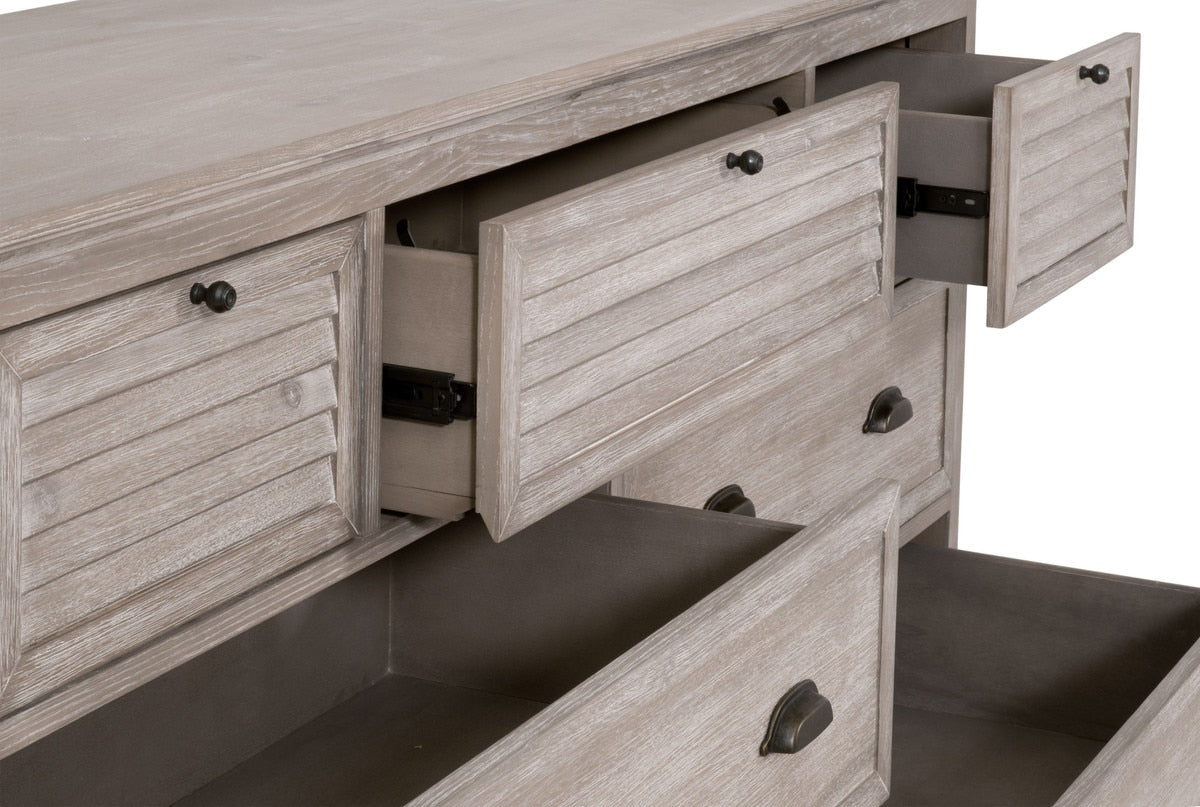 Eden 7-drawer Media Dresser from Essentials For Living - Luna Furniture