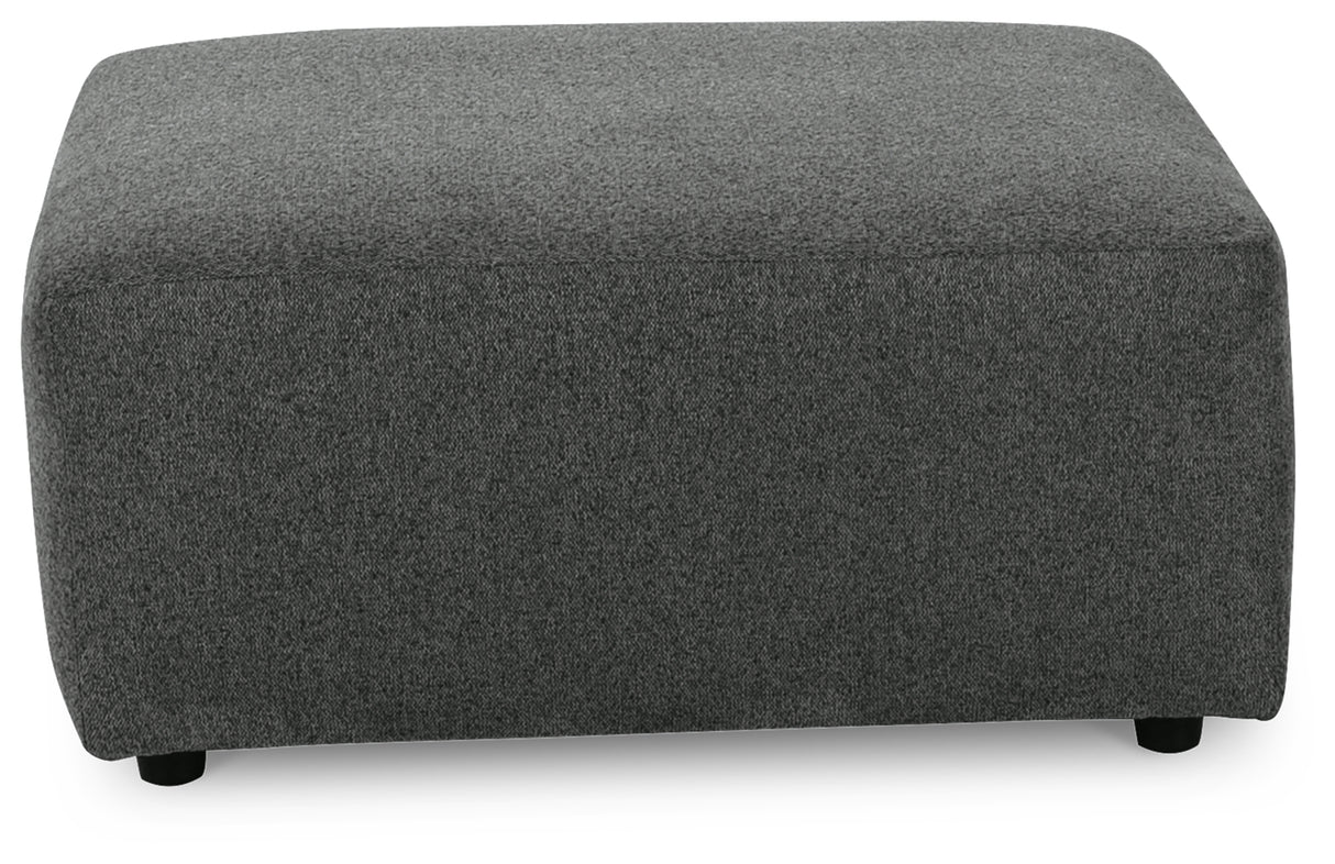 Edenfield Charcoal 3-Piece Sectional with Ottoman from Ashley Furniture - Luna Furniture