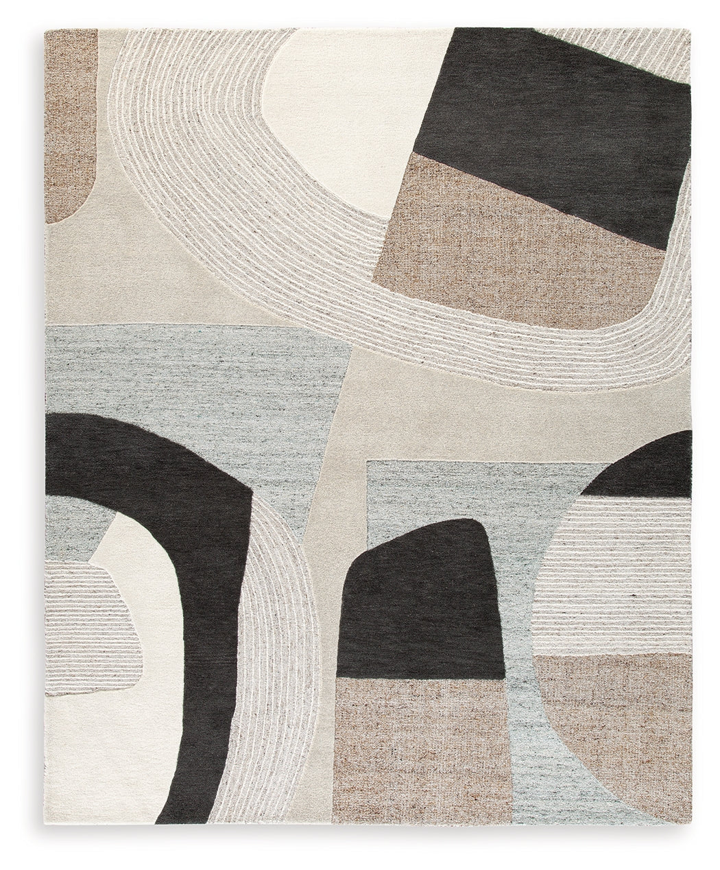 Edrickhill Grayish Teal/Taupe/Cream Large Rug from Ashley Furniture - Luna Furniture