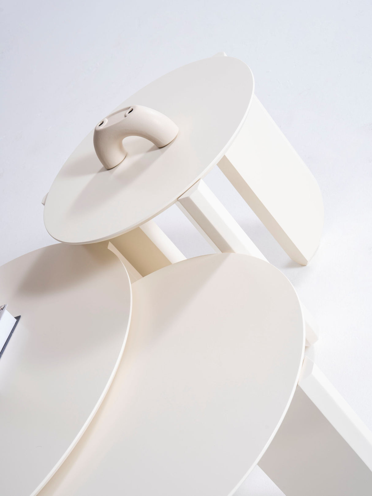 Elara Cream 3-Piece Coffee Table Set from Nova Furniture - Luna Furniture