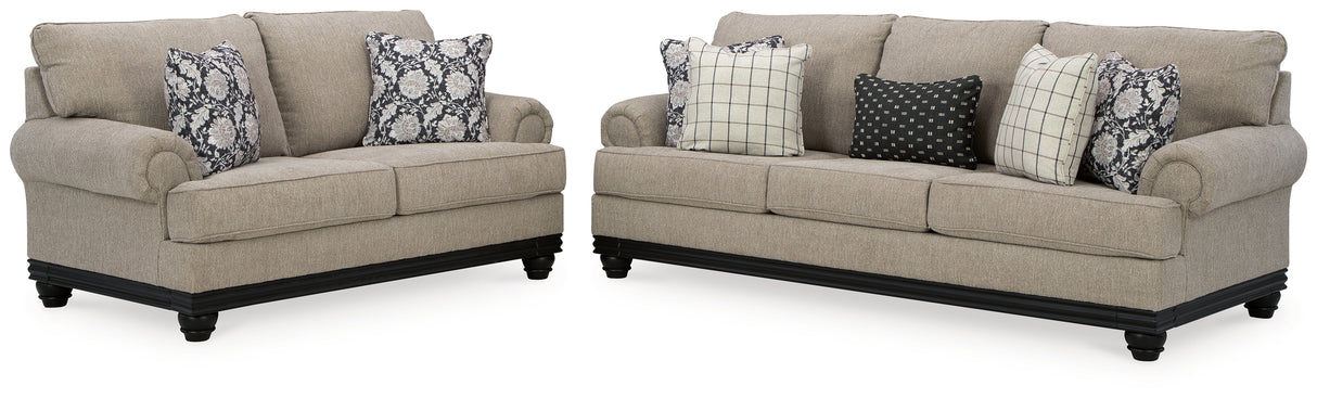 Elbiani Sofa and Loveseat in Alloy from Ashley - Luna Furniture