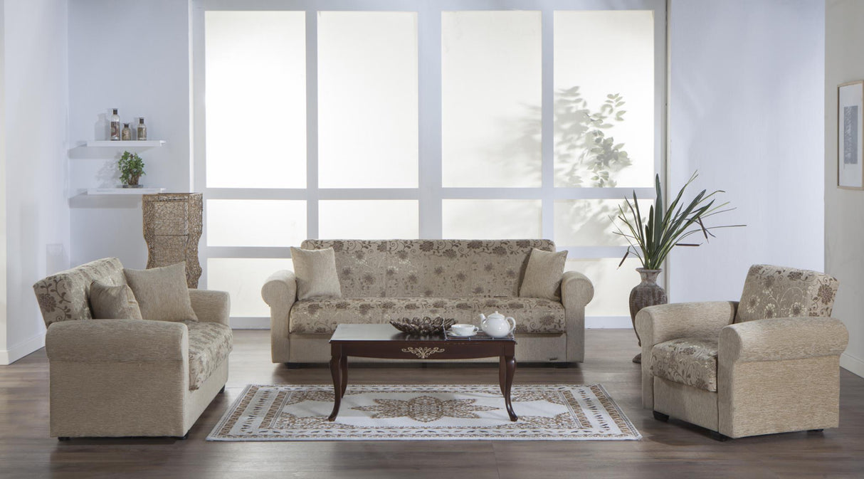 Elita Yasemin Beige Living Room Set from Bellona - Luna Furniture
