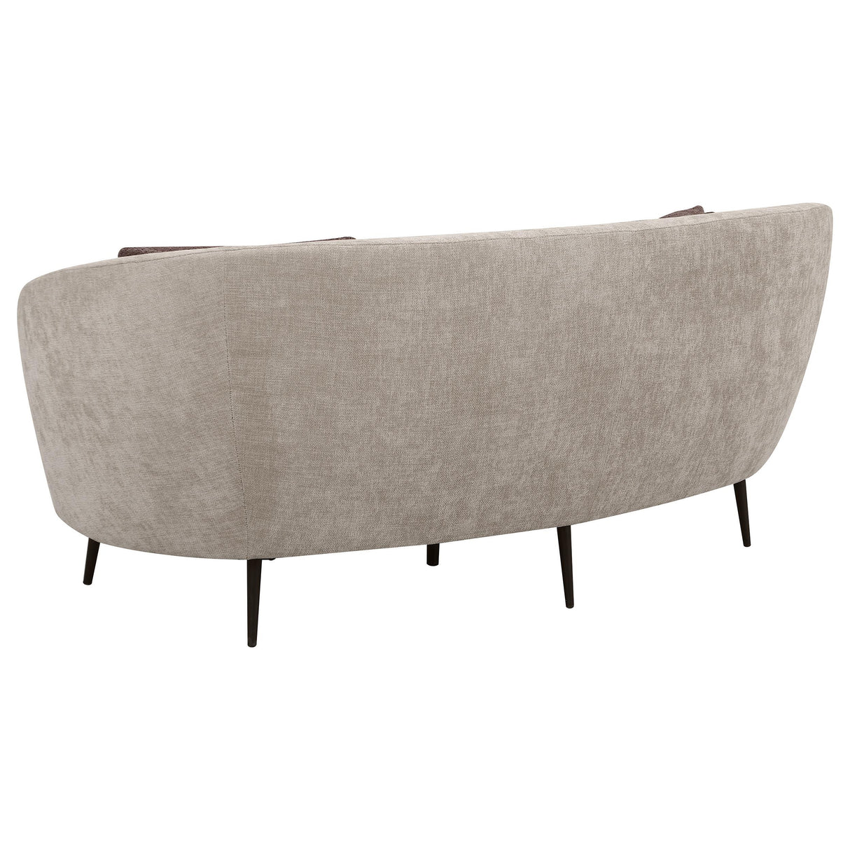 Ellorie Beige 2-Piece Upholstered Curved Sofa Set from Coaster - Luna Furniture