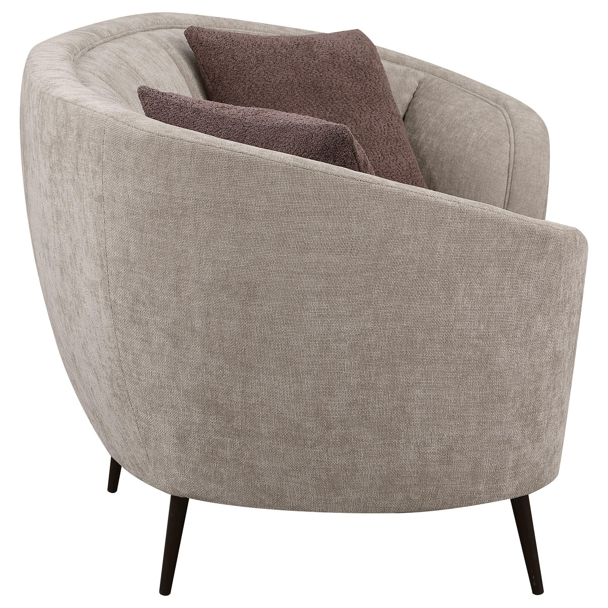 Ellorie Beige 3-Piece Upholstered Curved Sofa Set from Coaster - Luna Furniture
