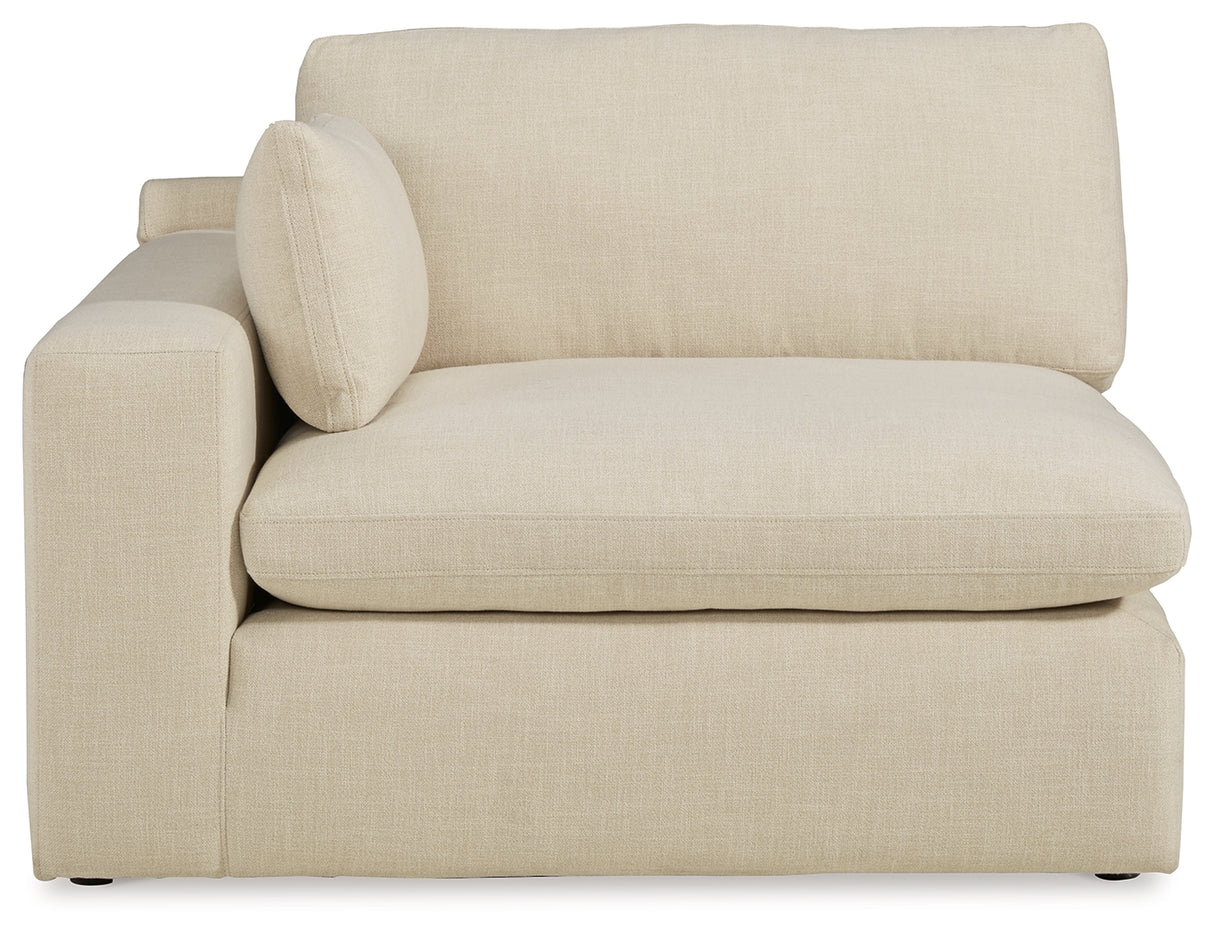 Elyza Linen 2-Piece Sectional with Ottoman from Ashley - Luna Furniture
