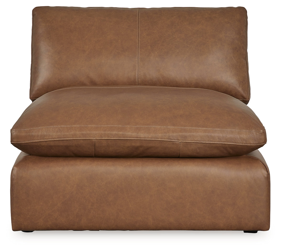Emilia Caramel 3-Piece Sectional Sofa, 2-Piece Sectional Loveseat and Ottoman from Ashley - Luna Furniture