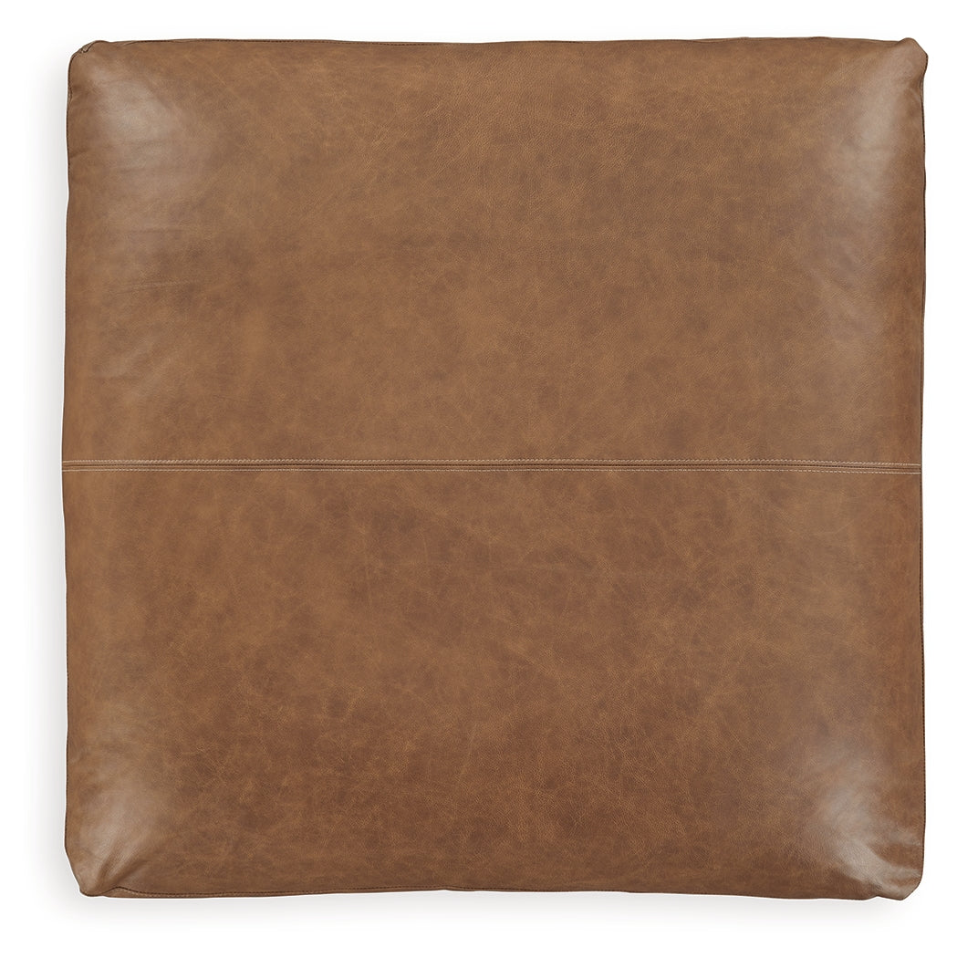 Emilia Caramel 3-Piece Sectional Sofa, 2-Piece Sectional Loveseat and Ottoman from Ashley - Luna Furniture