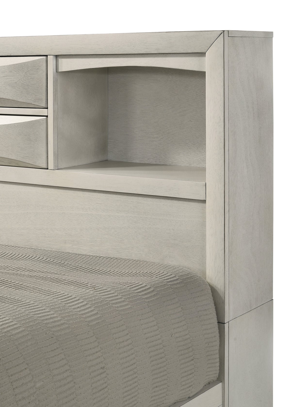 Emily White Storage Platform Bedroom Set from Crown Mark - Luna Furniture