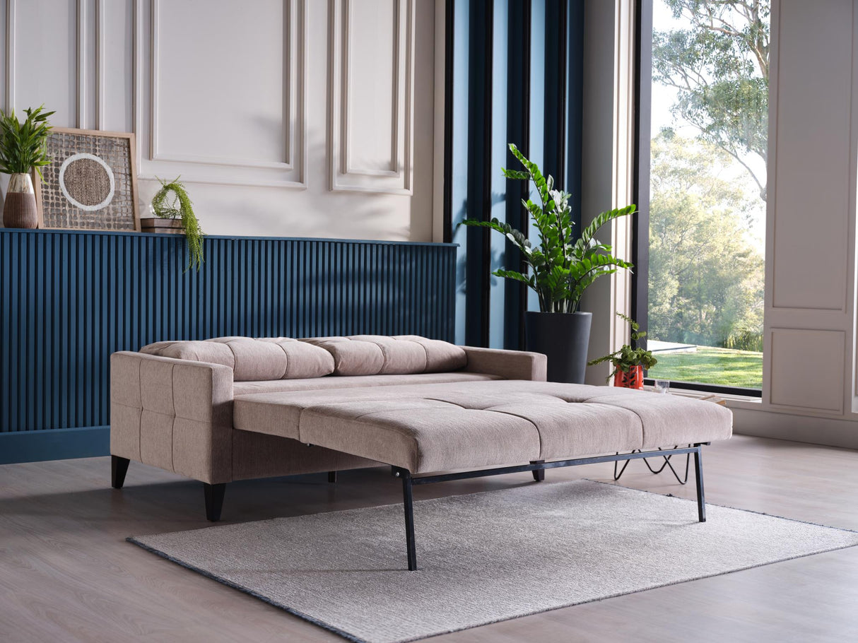 Emmett Theo Cream Twin Sleeper from Bellona - Luna Furniture