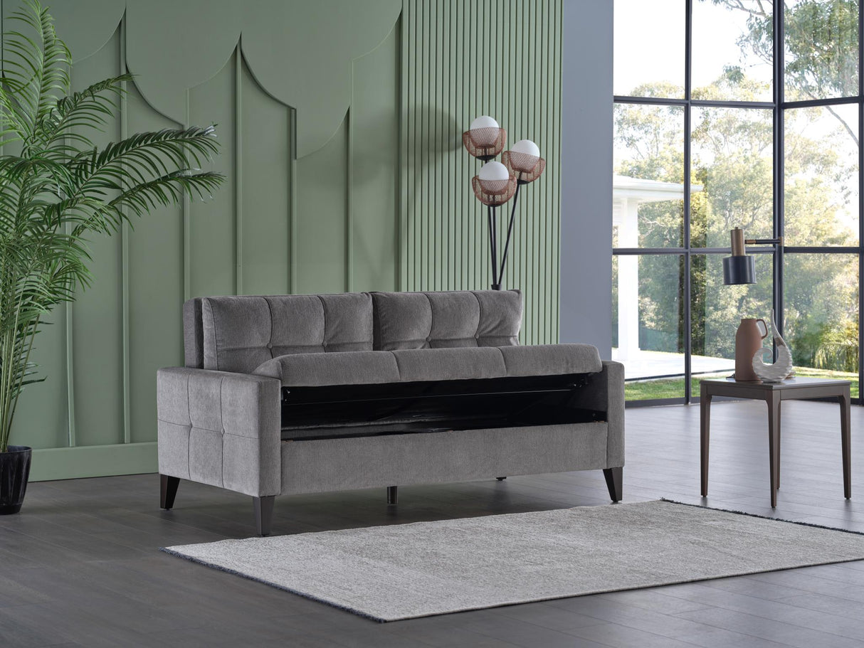 Emmett Theo Gray Sleeper Living Room Set from Bellona - Luna Furniture