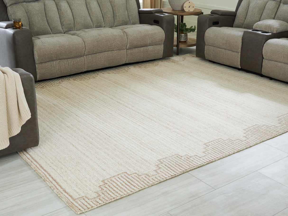 Emorymore Brown/Beige Large Rug from Ashley Furniture - Luna Furniture