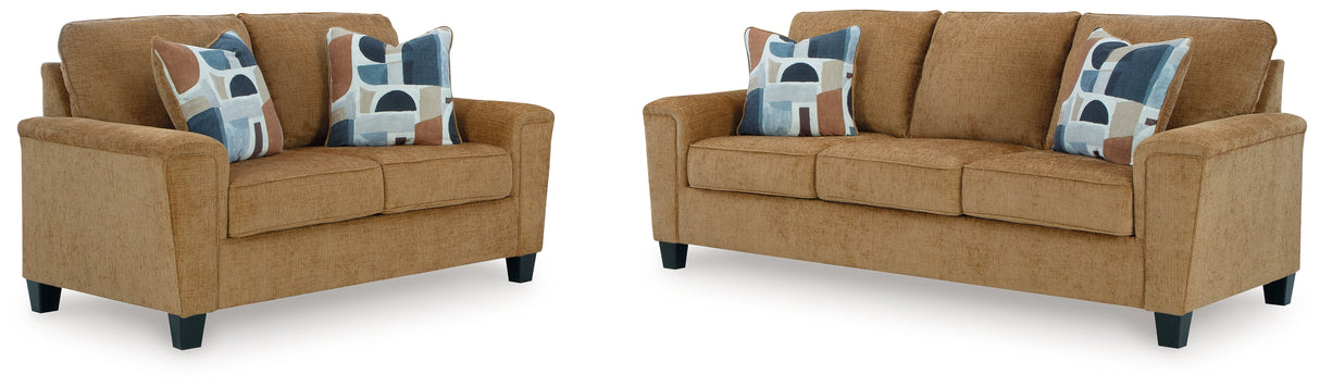 Erinslane Honey Sofa and Loveseat from Ashley - Luna Furniture