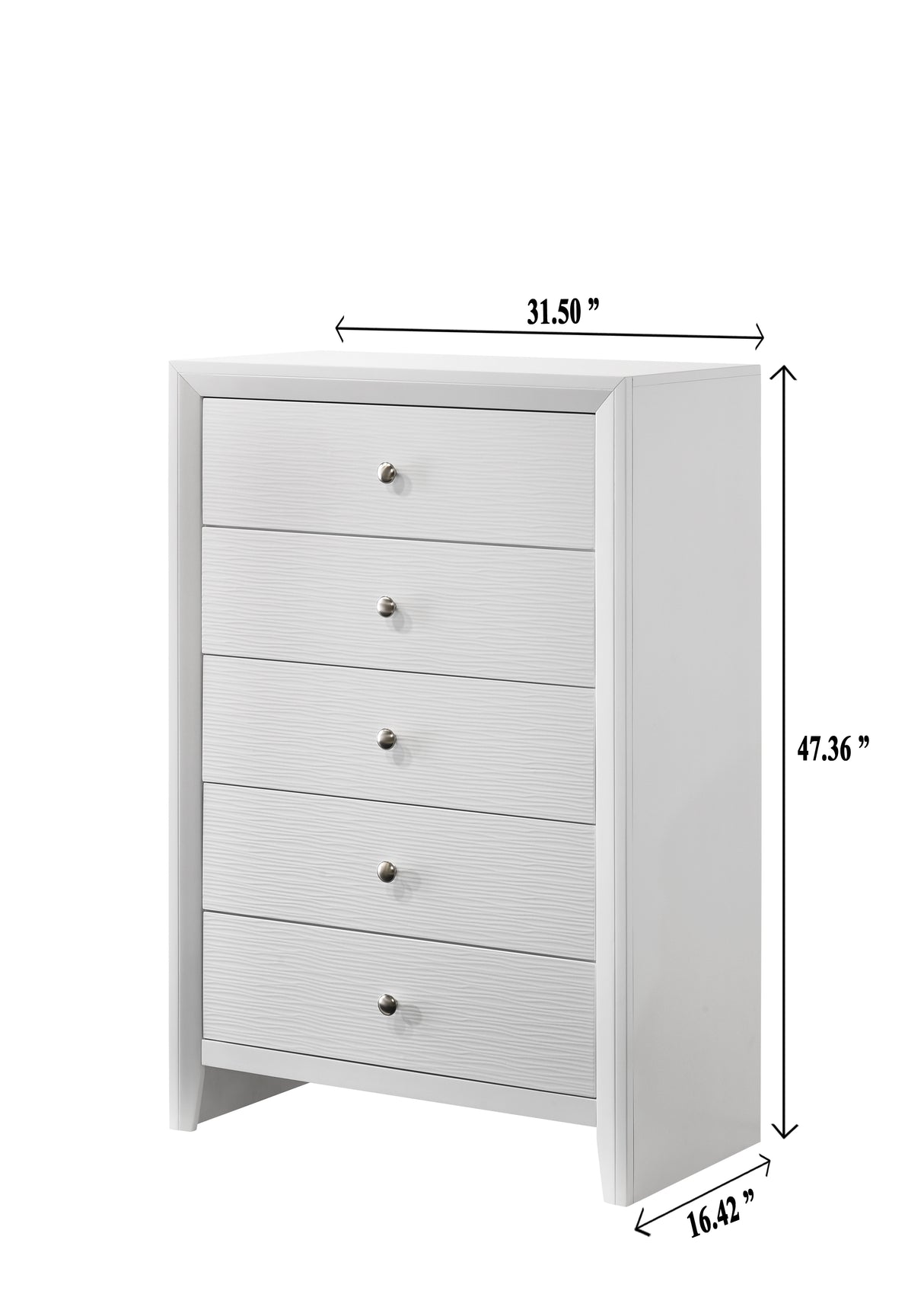 Evan White Panel Bedroom Set from Crown Mark - Luna Furniture