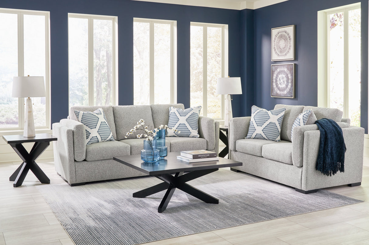 Evansley Pewter Living Room Set from Ashley Furniture - Luna Furniture