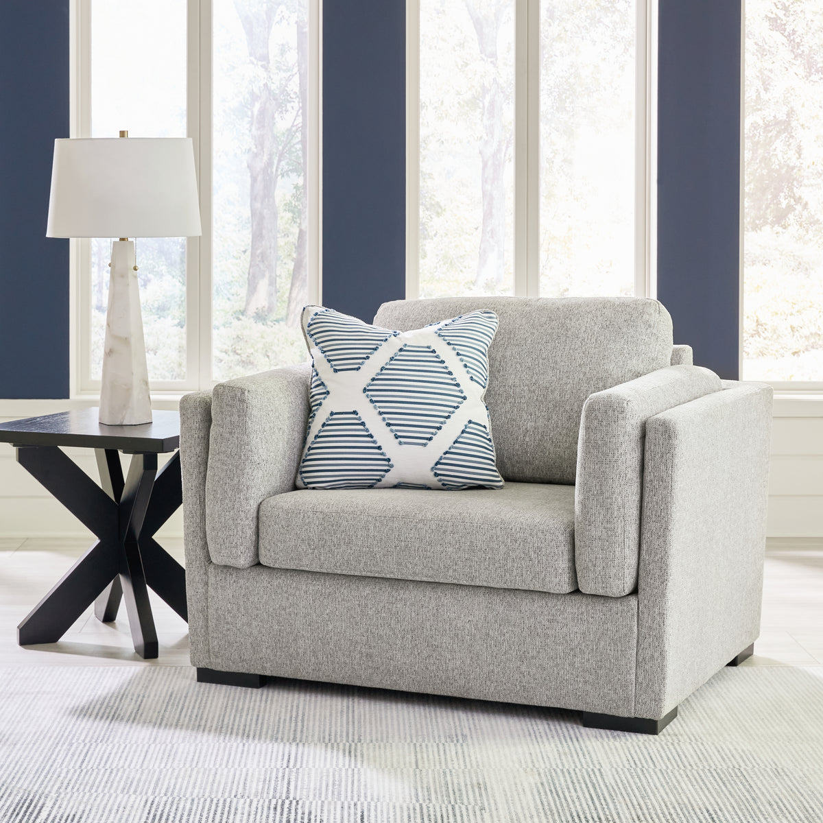 Evansley Pewter Living Room Set from Ashley - Luna Furniture