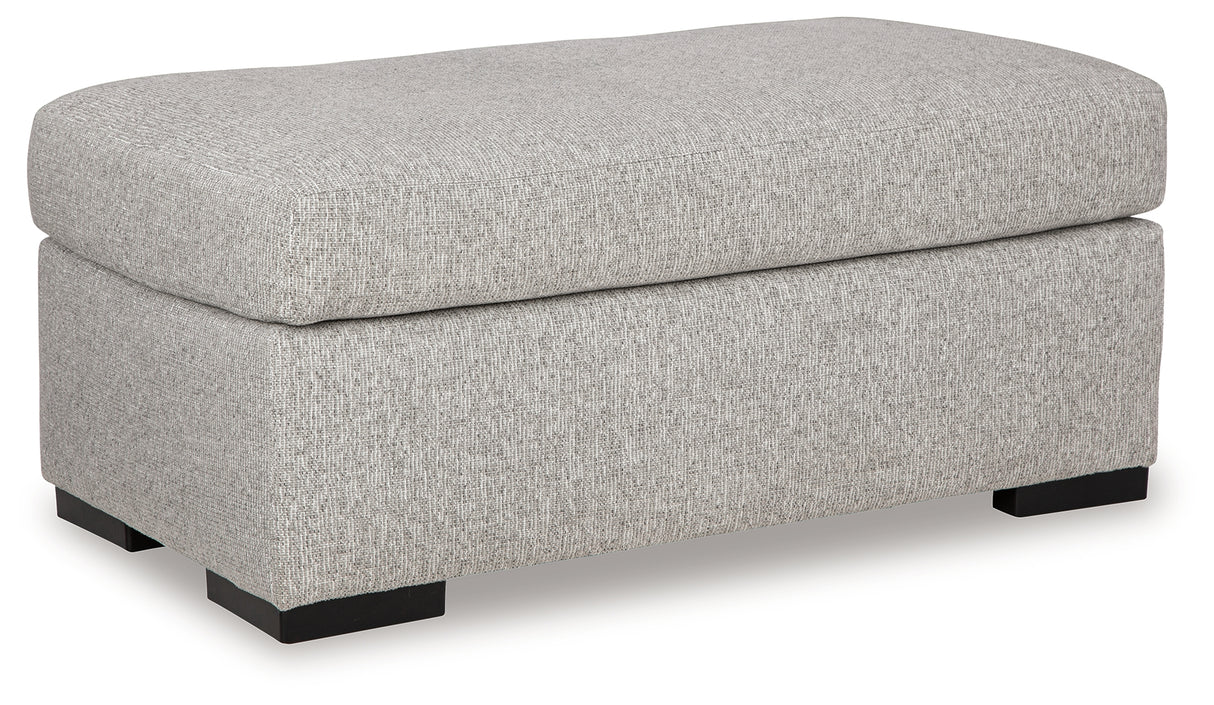 Evansley Sofa, Loveseat, Chair and Ottoman in Pewter from Ashley - Luna Furniture