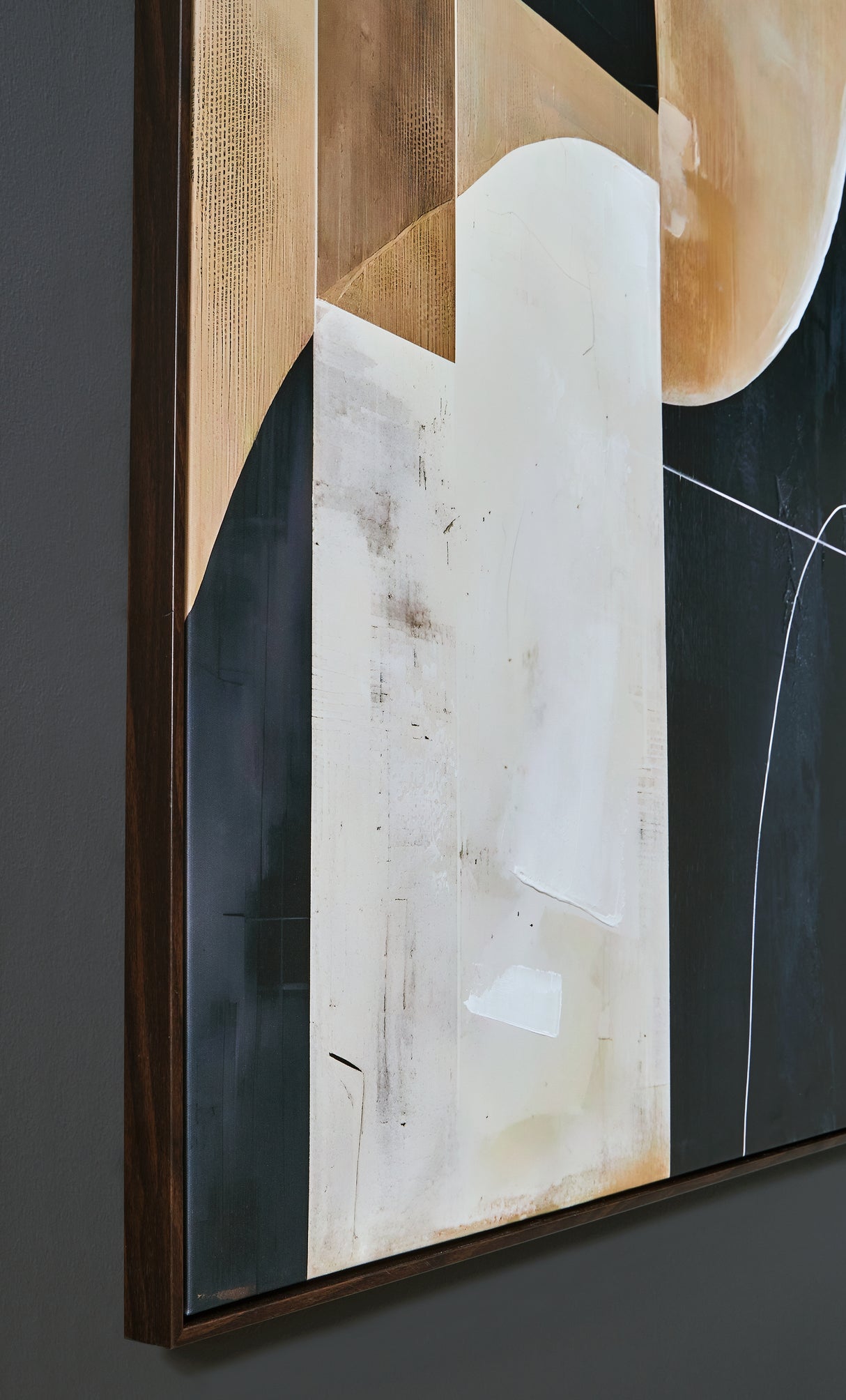 Ewanford Black/Brown/Tan Wall Art from Ashley - Luna Furniture