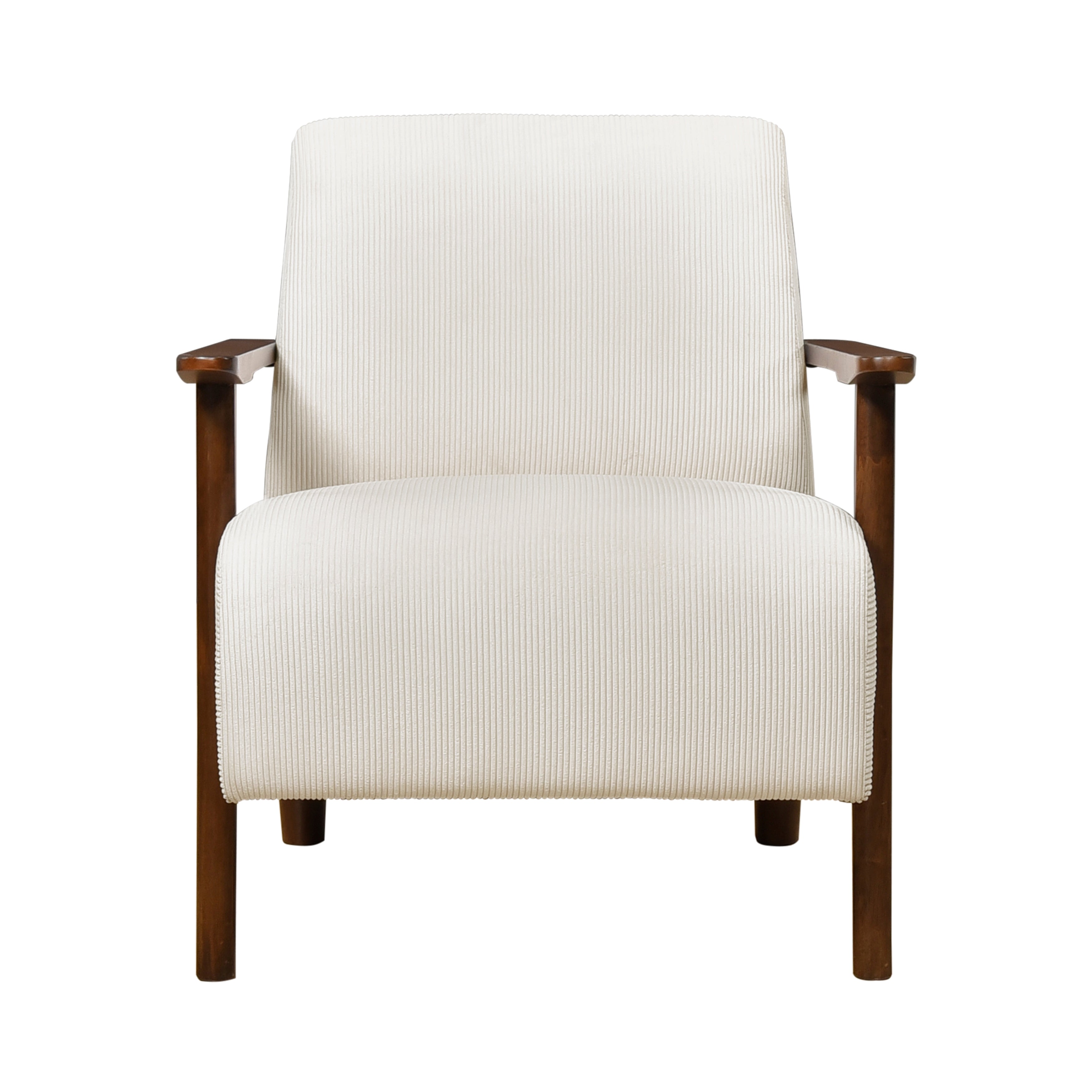Homelegance Ezra Beige Accent Chair – Mid-Century Modern Charm