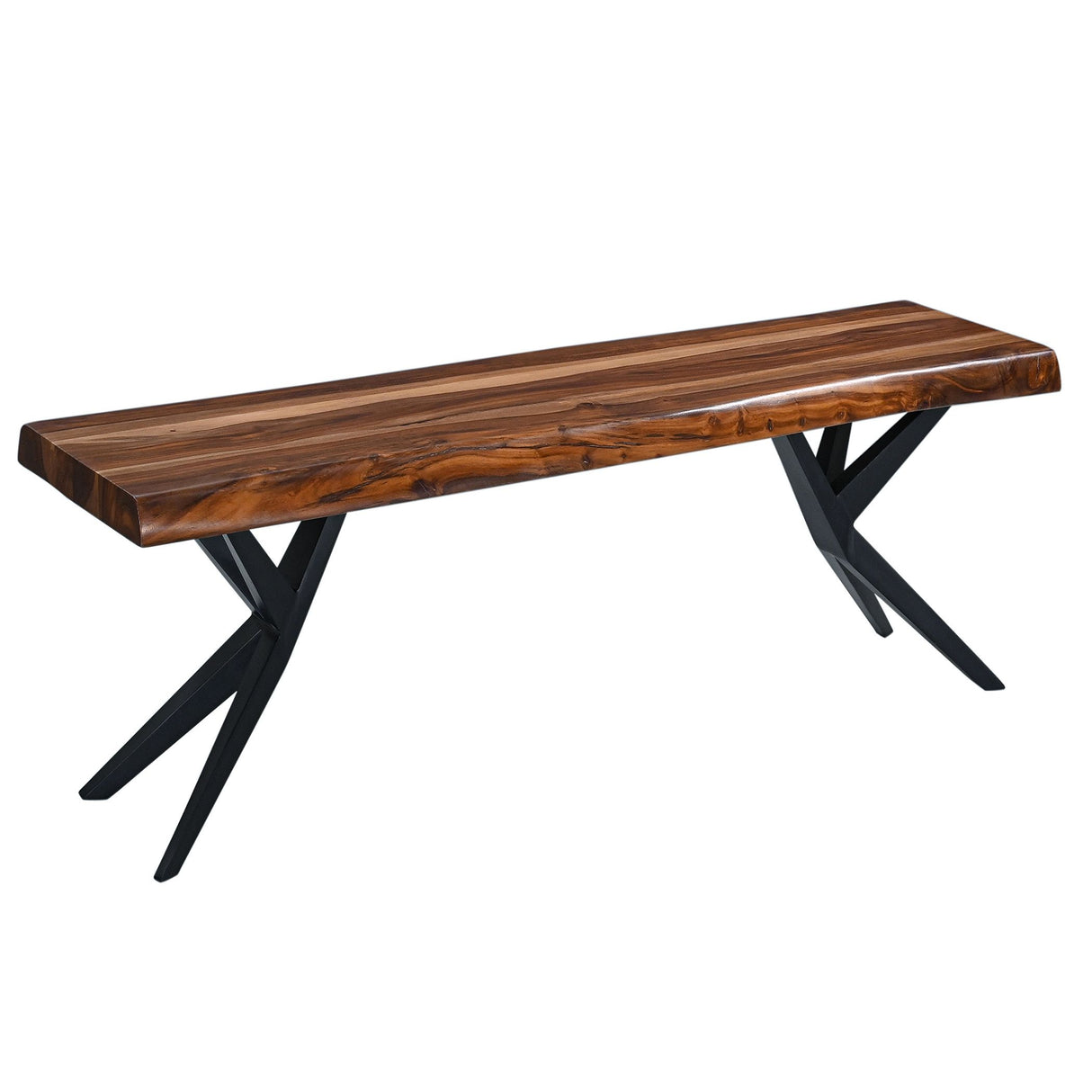 Austin Loft 68" Bench in Natural Sheesham from Home Trends & Design - Luna Furniture