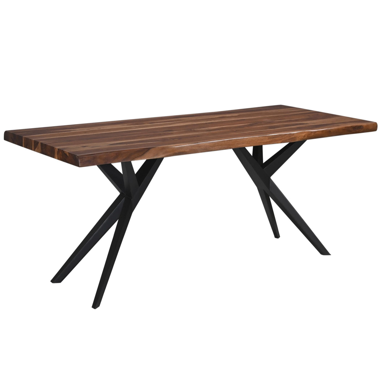 Austin Loft 94" Dining Table in Natural Sheesham from Home Trends & Design - Luna Furniture
