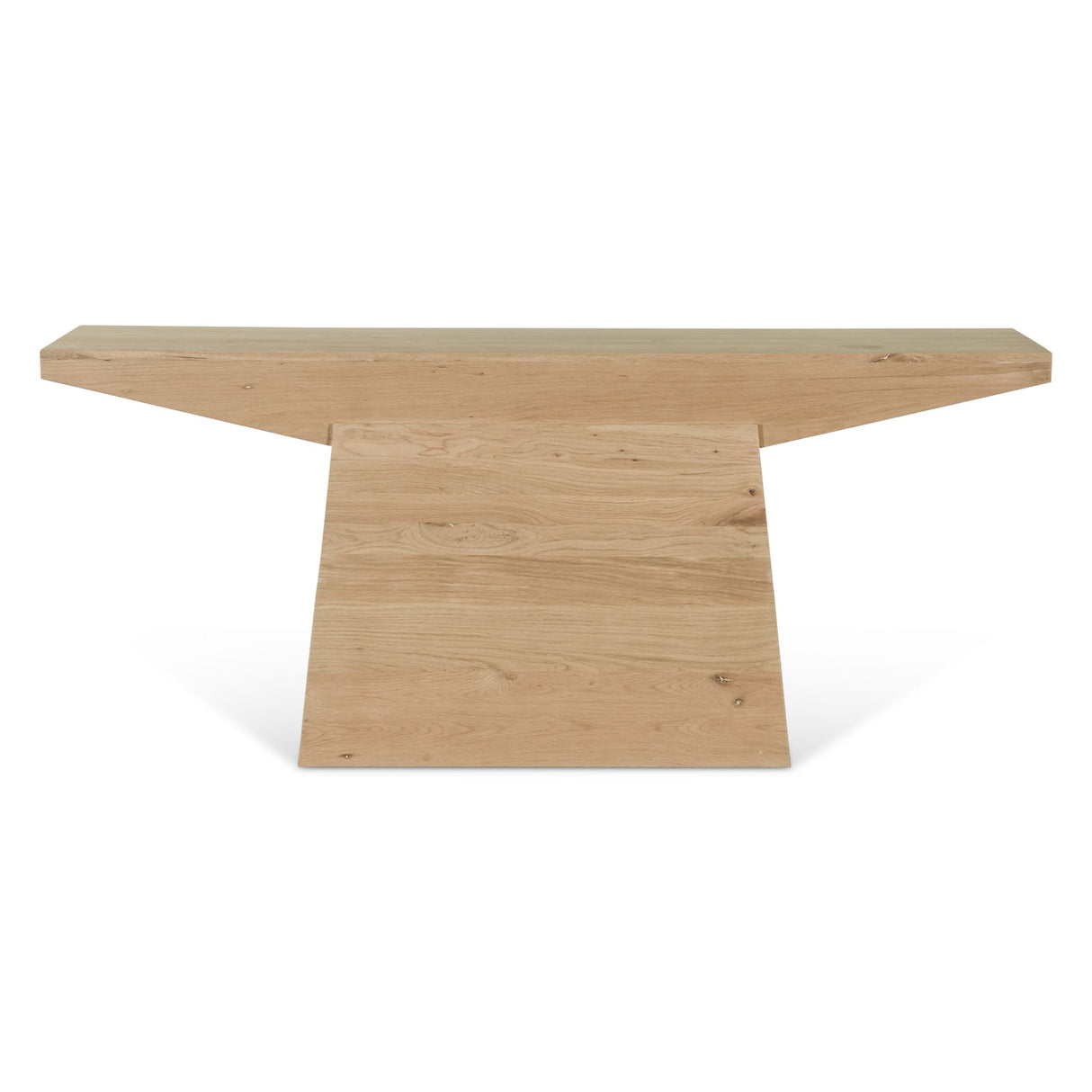 Anvil 68" Console Table in Natural Oak from Home Trends & Design - Luna Furniture