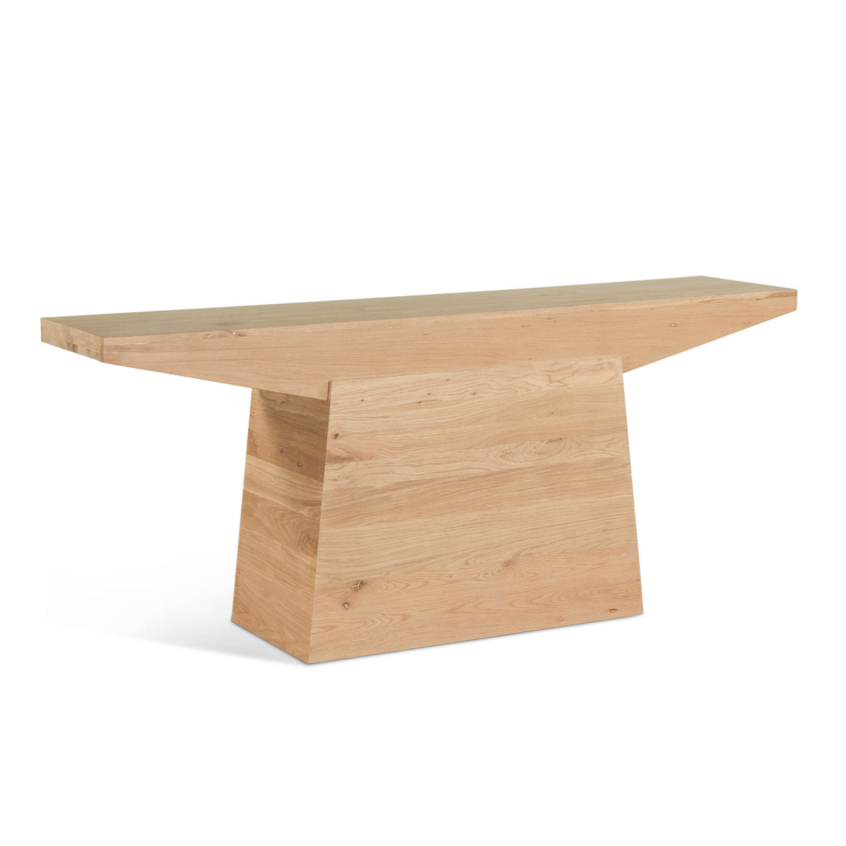Anvil 68" Console Table in Natural Oak from Home Trends & Design - Luna Furniture