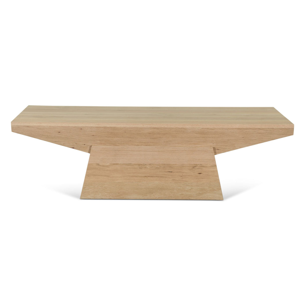 Anvil 58" Coffee Table in Natural Oak from Home Trends & Design - Luna Furniture