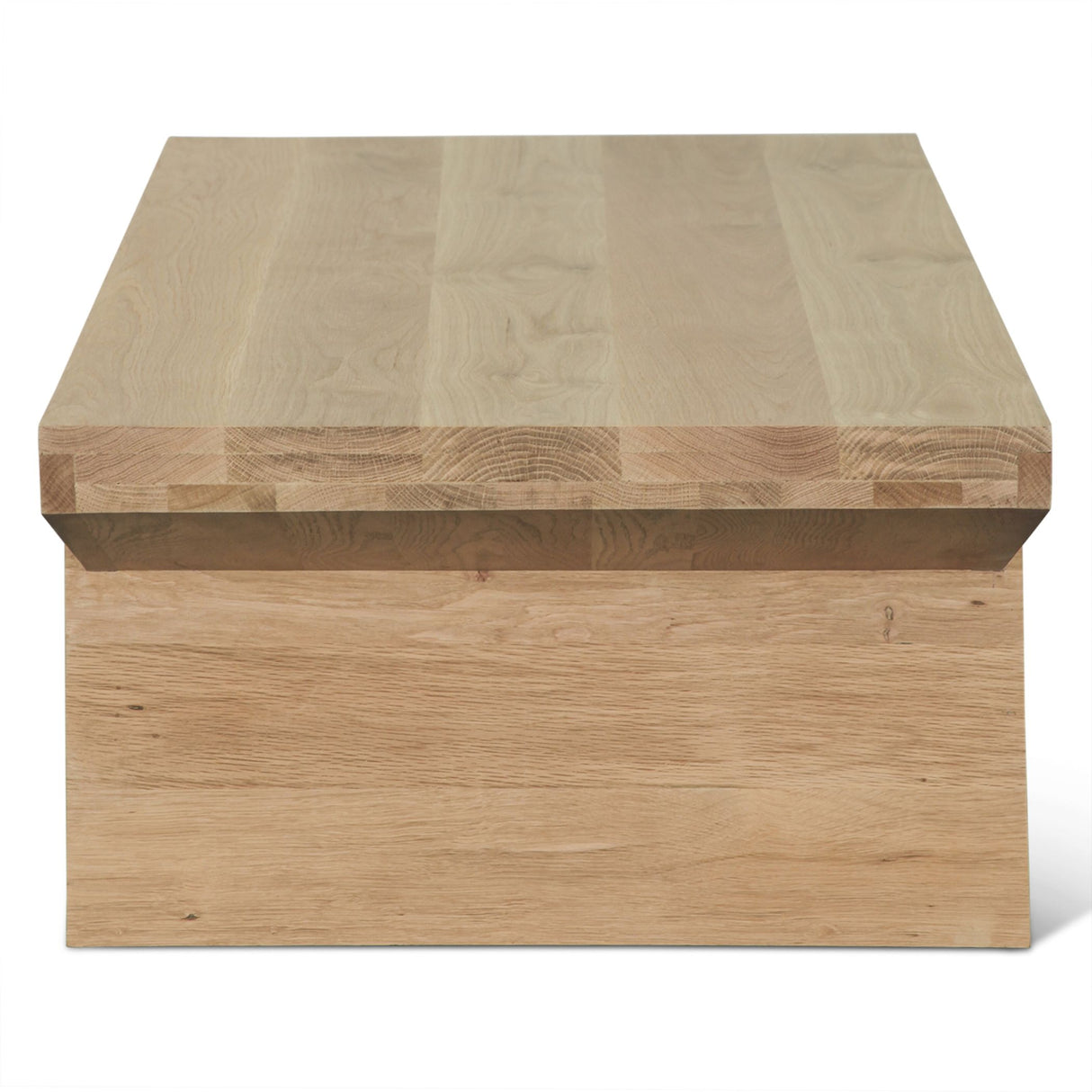 Anvil 58" Coffee Table in Natural Oak from Home Trends & Design - Luna Furniture