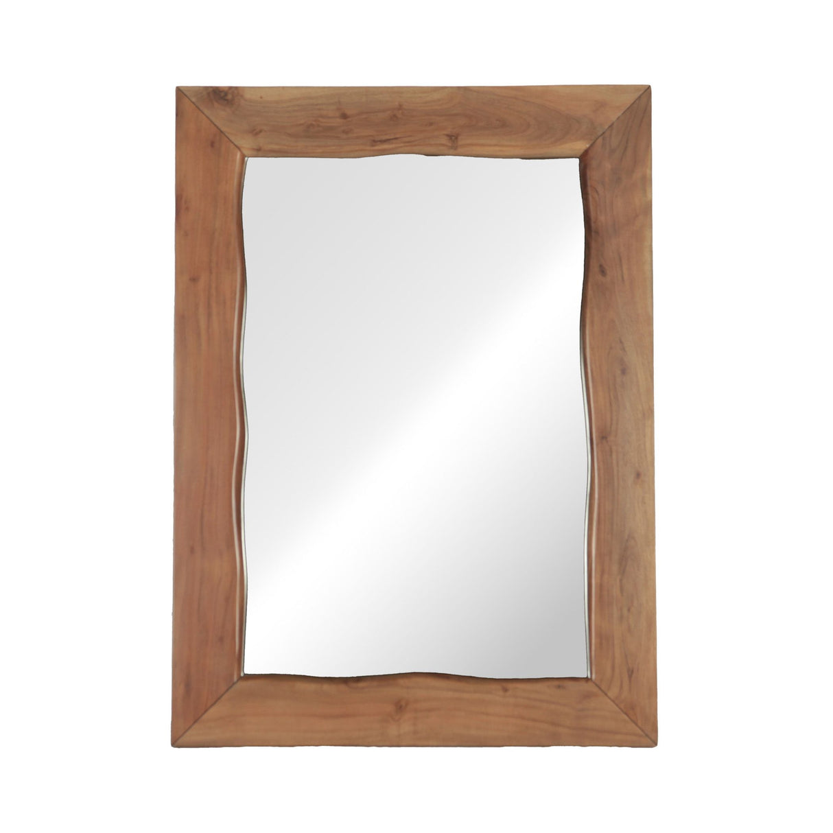 Aspen 43" Mirror Frame in Smoked Acacia from Home Trends & Design - Luna Furniture