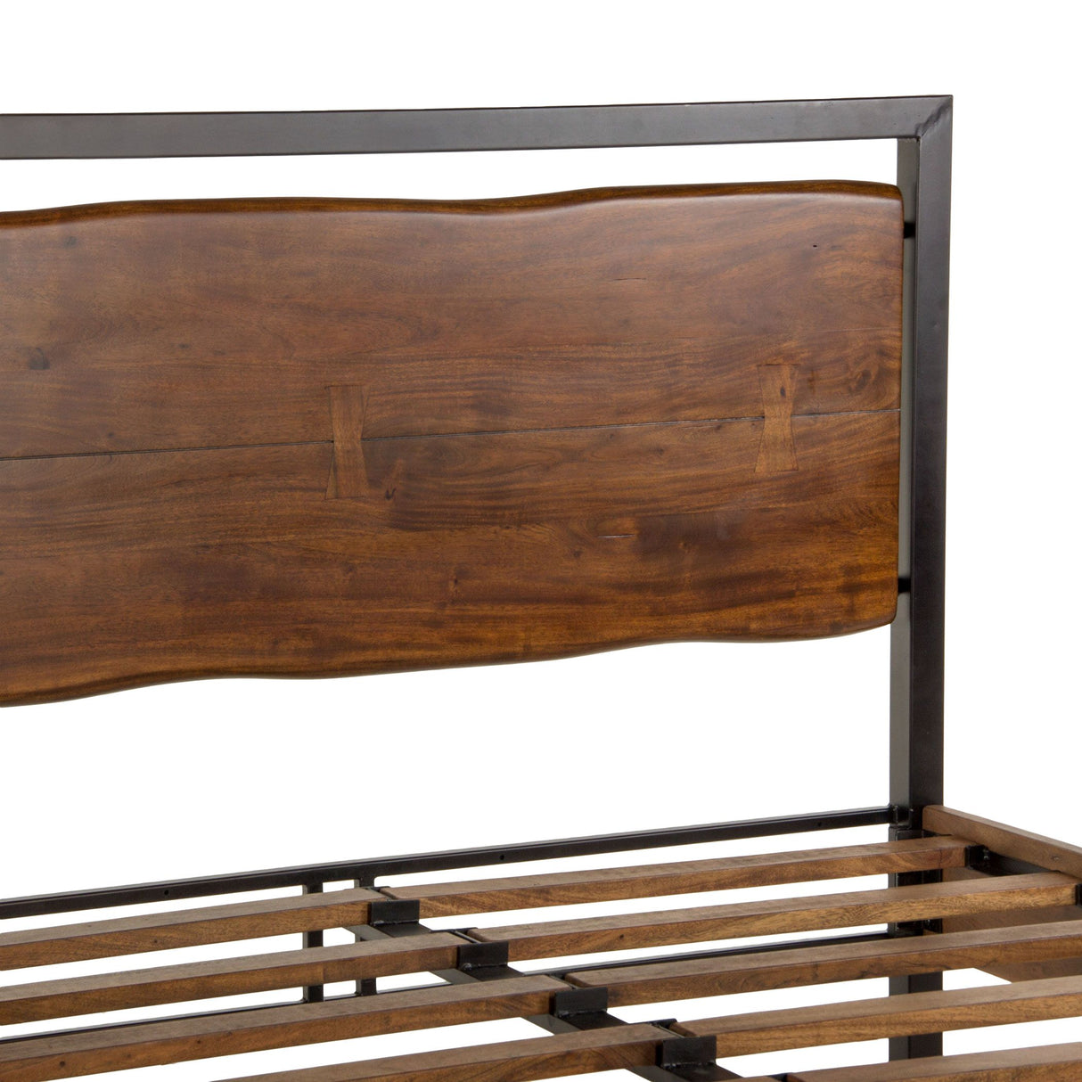 Aspen King Bed in Walnut from Home Trends & Design - Luna Furniture