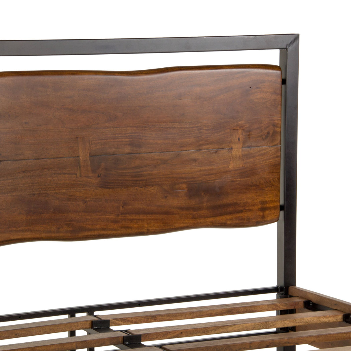 Aspen Queen Bed in Walnut from Home Trends & Design - Luna Furniture