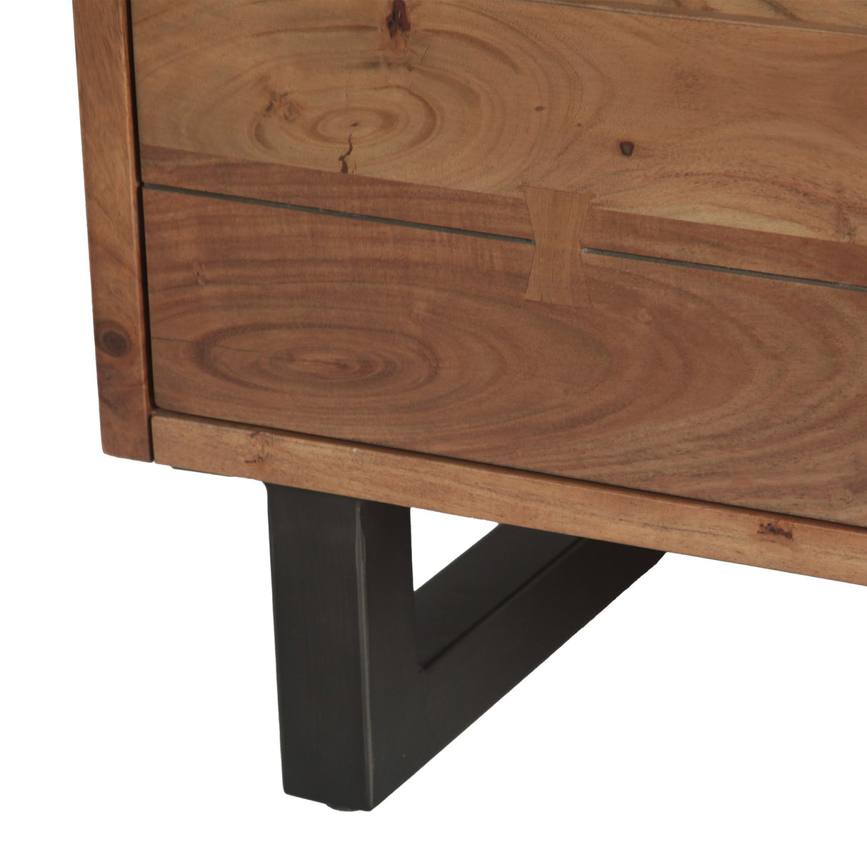 Aspen 34" Tall Chest in Smoked Acacia from Home Trends & Design - Luna Furniture