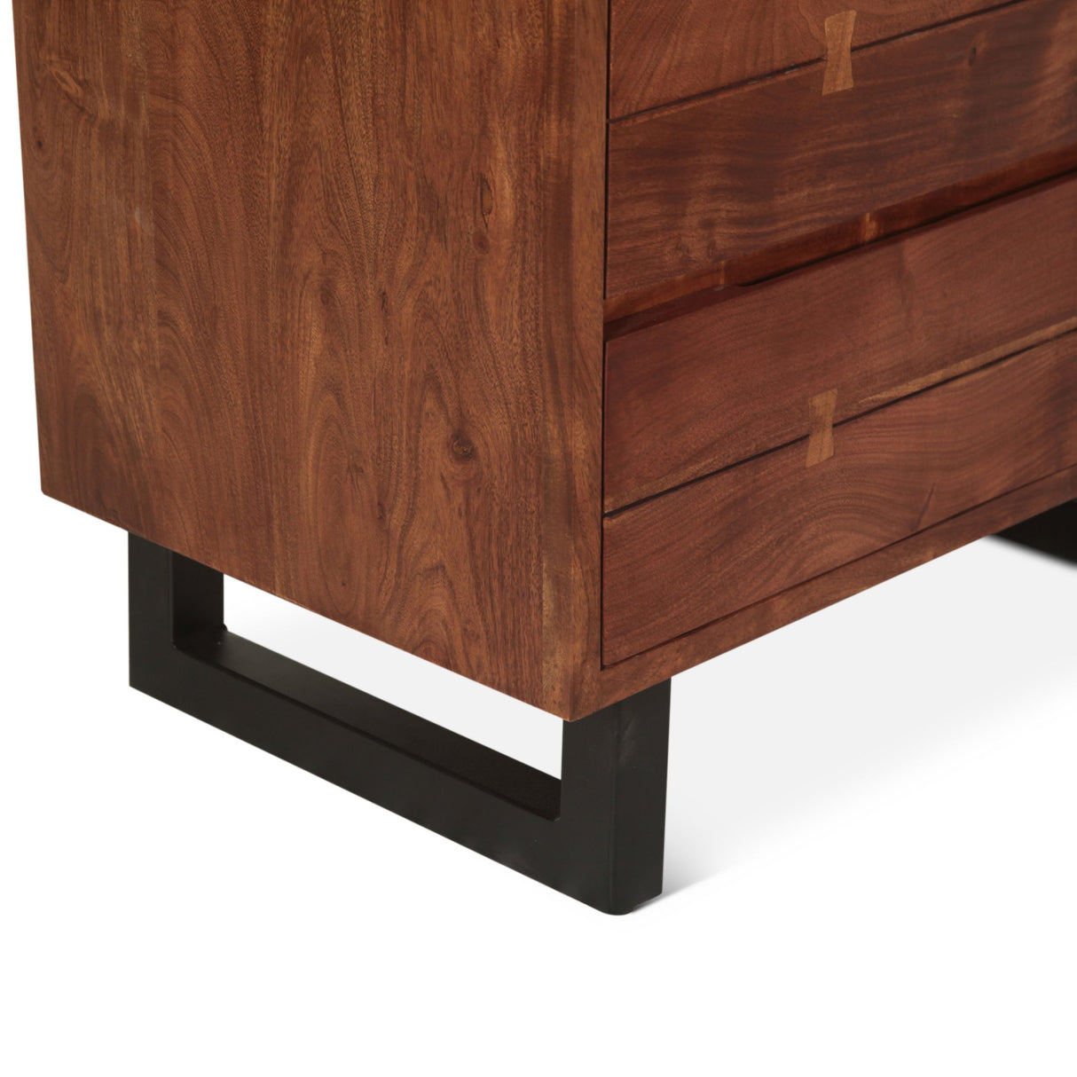 Aspen 34" Tall Chest in Walnut from Home Trends & Design - Luna Furniture