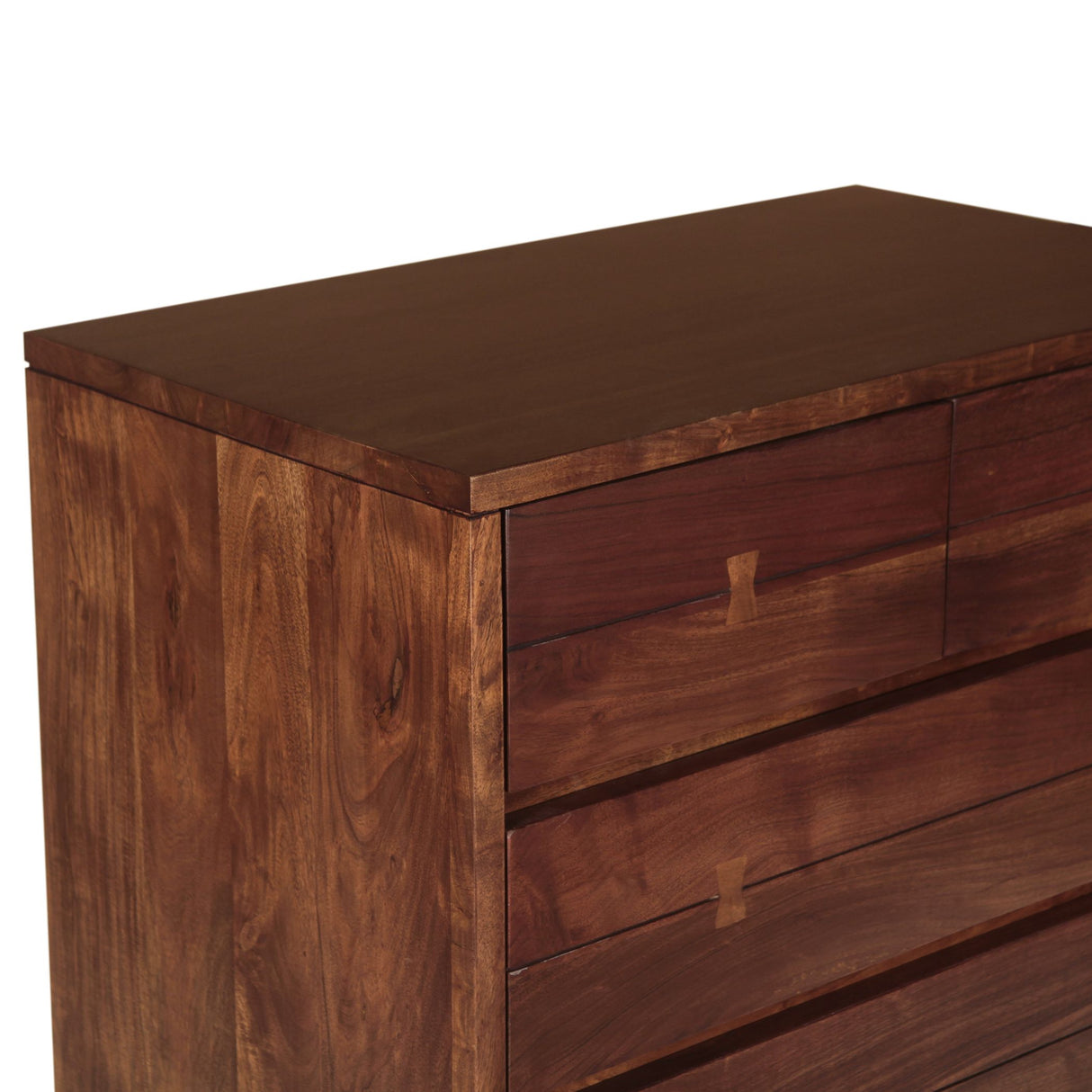 Aspen 34" Tall Chest in Walnut from Home Trends & Design - Luna Furniture
