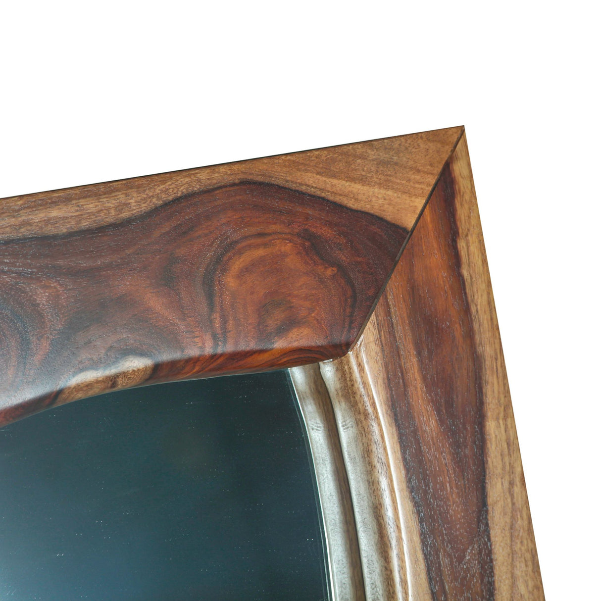 Brisbane 43" Mirror in Natural Sheesham from Home Trends & Design - Luna Furniture