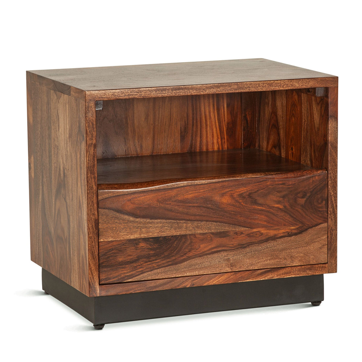 Brisbane 26" Nightstand in Natural Sheesham from Home Trends & Design - Luna Furniture