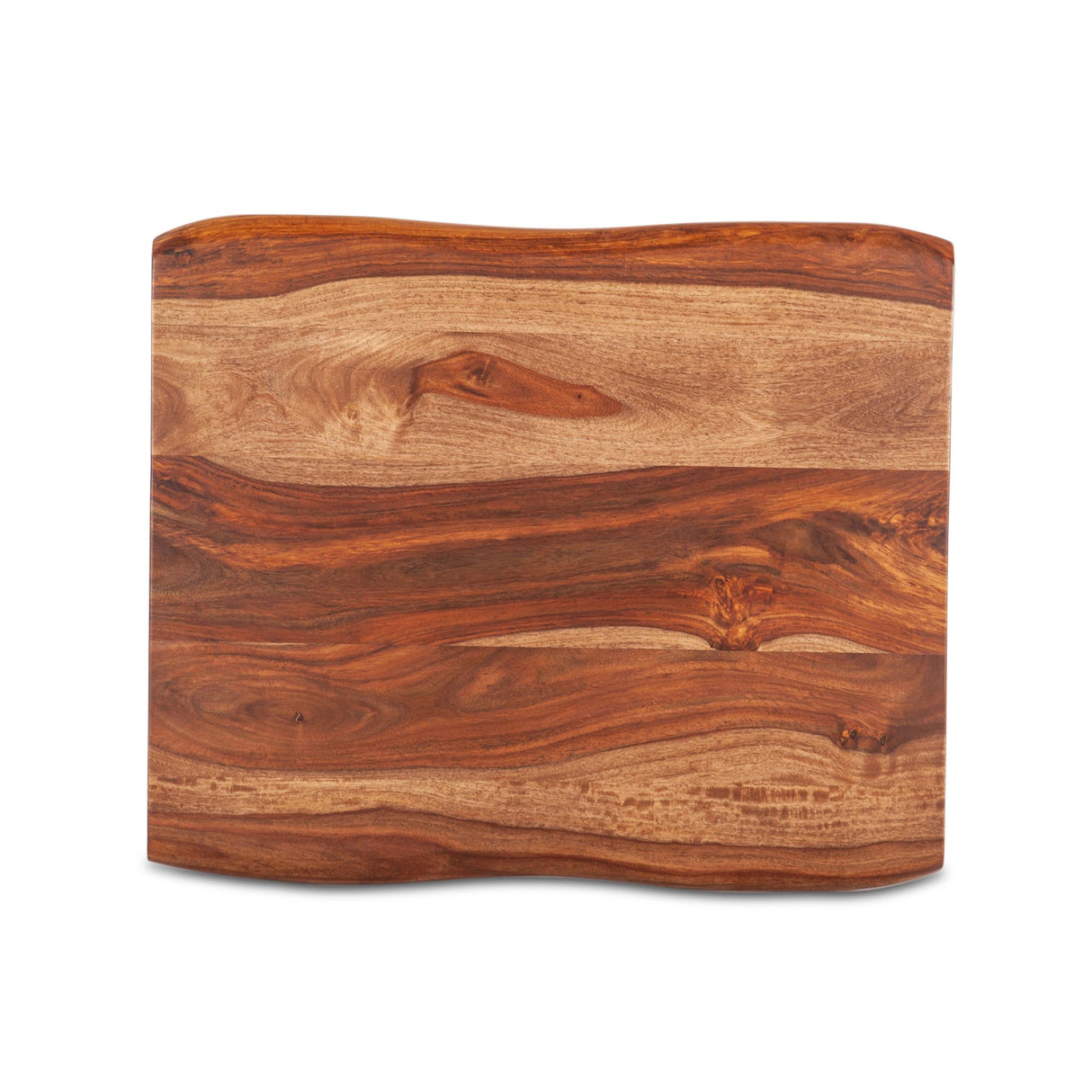 Brisbane 26" Side Table in Natural Sheesham Wood and Iron from Home Trends & Design - Luna Furniture