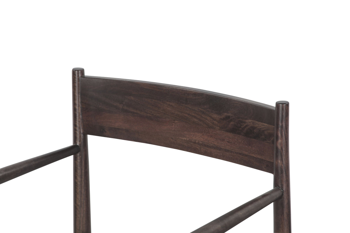 Bijou 22" Upholstered Dining Chair in Dark Sienna from Home Trends & Design - Luna Furniture