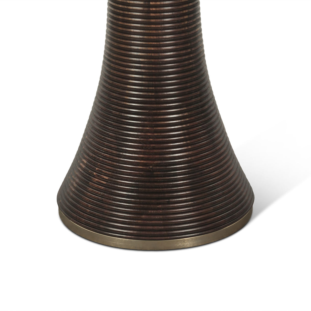 Bijou 54" Round Dining Table in Dark Sienna from Home Trends & Design - Luna Furniture