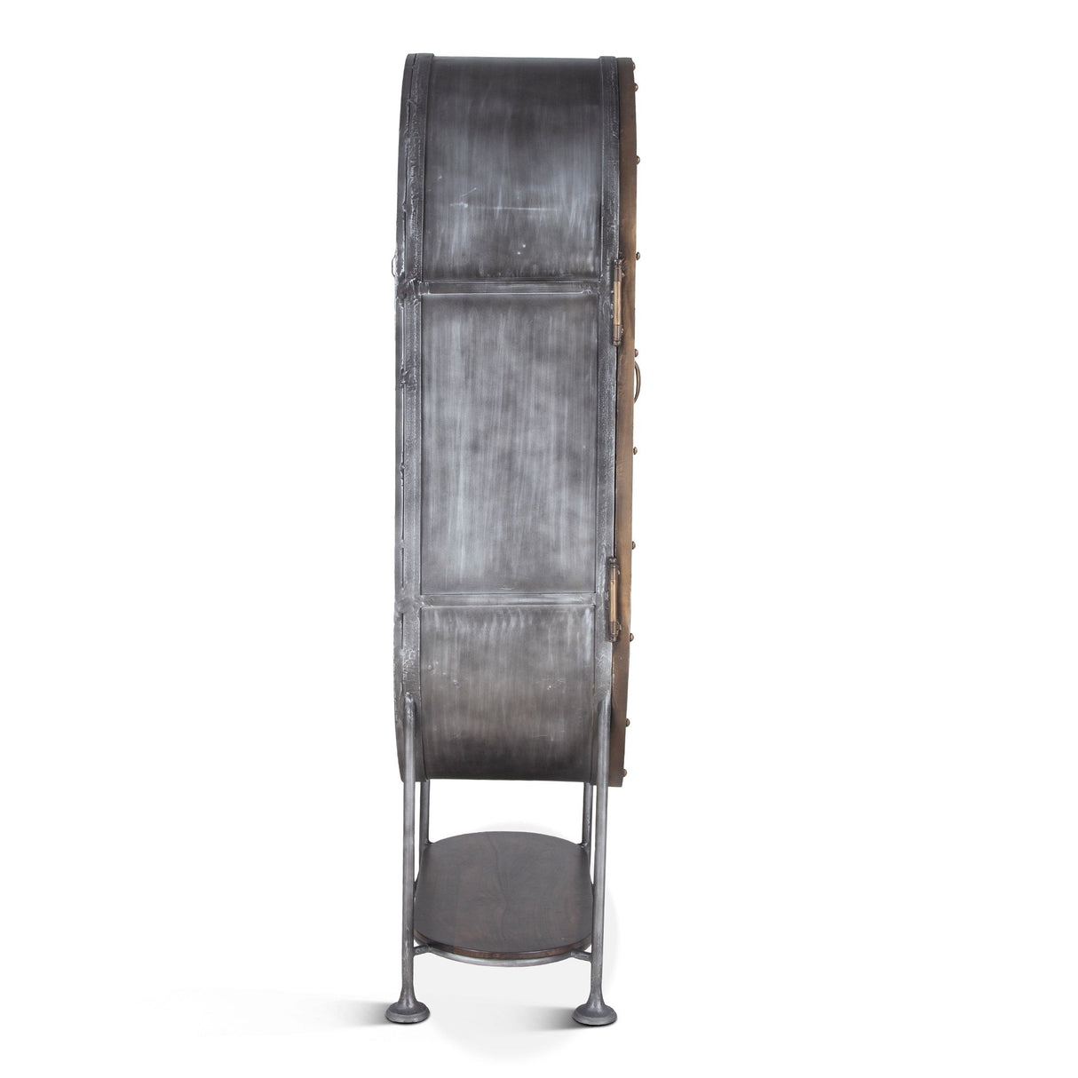 Bowery 34" Tall Oval Bar Cabinet from Home Trends & Design - Luna Furniture