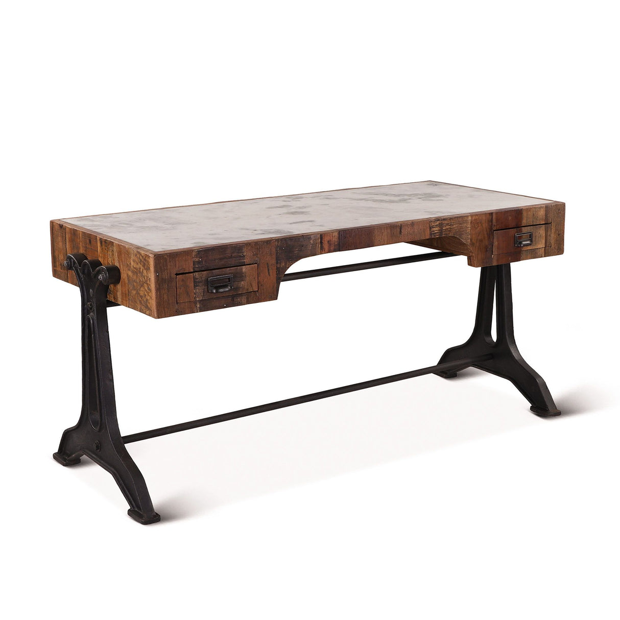Bowery 63" Marble Office Desk from Home Trends & Design - Luna Furniture