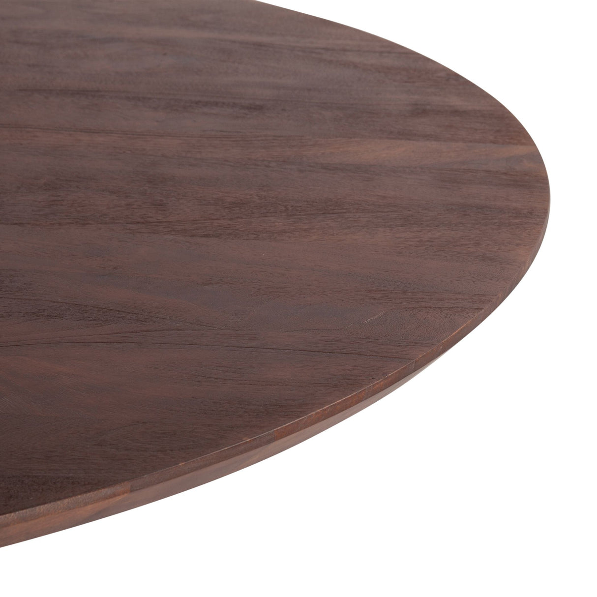 Cambridge 60" Round Dining Table in Walnut Mango Wood from Home Trends & Design - Luna Furniture